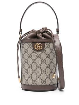 Gucci Mini Ophidia Beuteltasche - Braun von Gucci