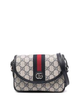 Gucci Mini Ophidia Schultertasche - Blau von Gucci