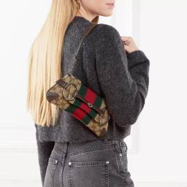 Gucci Pochettes - Horsebit Chain Small Shoulder Bag - Gr. unisize - in Braun - für Damen von Gucci