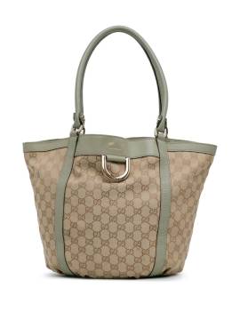 Gucci Pre-Owned 2000-2015 GG Canvas Abby Schultertasche mit D-Ring - Grün von Gucci