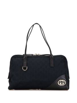 Gucci Pre-Owned 2000-2015 Classic GG Canvas New Britt Schultertasche - BLACK von Gucci