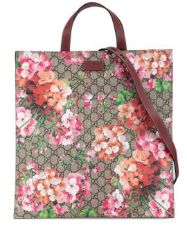 Gucci Pre-Owned 2000-2015 wandelbare GG Supreme Blooms Soft Tote Bag - Braun von Gucci