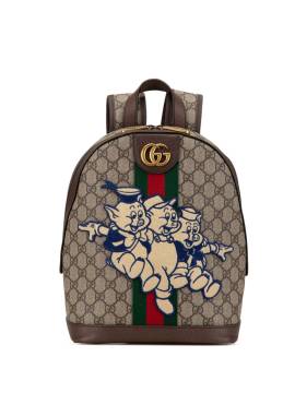 Gucci Pre-Owned 2000-2015 GG Supreme Ophidia Three Little Pigs Rucksack - Braun von Gucci