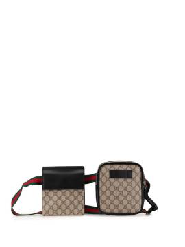 Gucci Pre-Owned 2000-2015 GG Supreme Web Gürteltasche - Braun von Gucci