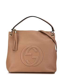 Gucci Pre-Owned 2000-2015 große wandelbare Soho Hobo Satchel-Tasche - Braun von Gucci