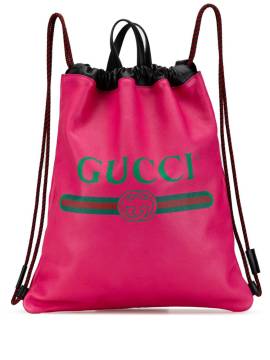 Gucci Pre-Owned 2000-2015 Rucksack mit Kordelzug - Rosa von Gucci