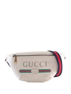 Gucci Pre-Owned 2000-2015 Logo Leather belt bag - Weiß von Gucci