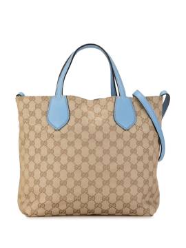 Gucci Pre-Owned 2000-2015 mittelgroße wendbare Tote Bag aus GG Canvas - Braun von Gucci