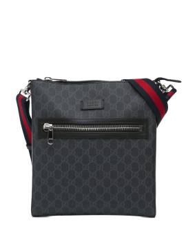 Gucci Pre-Owned 2000-2015 mittelgroße GG Supreme Umhängetasche - Schwarz von Gucci