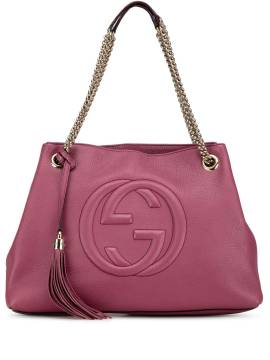 Gucci Pre-Owned 2000-2015 Medium Leather Soho Chain tote bag - Rosa von Gucci