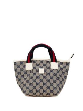 Gucci Pre-Owned 2000-2015 mini GG Canvas Web Childrens Handtasche - Grau von Gucci