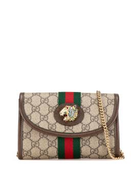 Gucci Pre-Owned 2000-2015 mini GG Supreme Rajah Web Chain Umhängetasche - Braun von Gucci