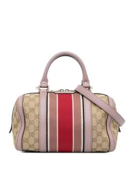 Gucci Pre-Owned 2000-2015 kleine Joy Web Satchel aus GG Canvas - Braun von Gucci