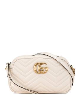 Gucci Pre-Owned 2000-2015 Small GG Marmont Matelasse crossbody bag - Weiß von Gucci