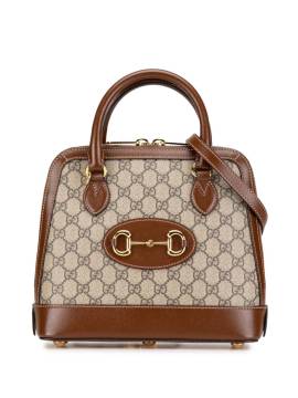 Gucci Pre-Owned 2000-2015 kleine GG Supreme Horsebit 1955 Satchel-Tasche - Braun von Gucci