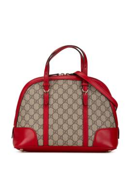 Gucci Pre-Owned 2000-2015 kleine GG Supreme Nice Dome Satchel-Tasche - Braun von Gucci