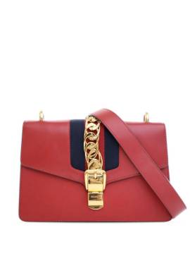 Gucci Pre-Owned 2000-2015 kleine Sylvie Satchel-Tasche aus Leder - Rot von Gucci