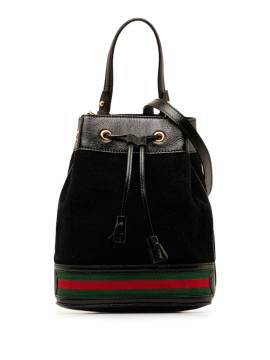 Gucci Pre-Owned 2000-2015 kleine Ophidia Beuteltasche aus Wildleder - Schwarz von Gucci