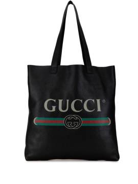 Gucci Pre-Owned 2000-2015 Tote Bag mit Logo - Schwarz von Gucci