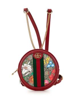 Gucci Pre-Owned 2001 runder Flora Ophidia Rucksack aus GG Supreme - Mehrfarbig von Gucci