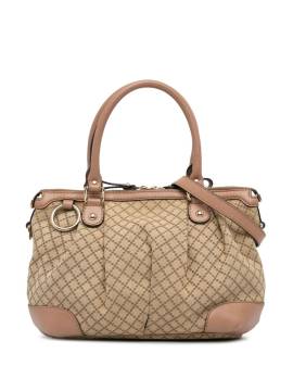 Gucci Pre-Owned 2016-2023 Diamante Canvas Sukey satchel - Braun von Gucci