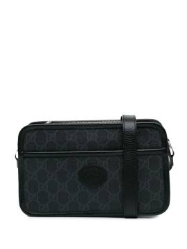 Gucci Pre-Owned 2016-2023 GG Supreme Umhängetasche mit GG - Schwarz von Gucci