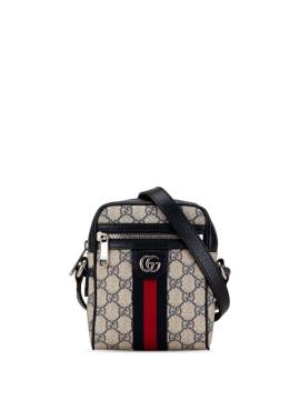 Gucci Pre-Owned 2016-2023 mini GG Supreme Ophidia Umhängetasche - Braun von Gucci