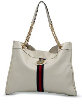 Gucci Pre-Owned 2016-2023 große Web Rajah Tote Bag - Weiß von Gucci