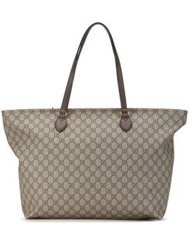 Gucci Pre-Owned 2016-2023 mittelgroße GG Supreme Ophidia Tote Bag - Braun von Gucci