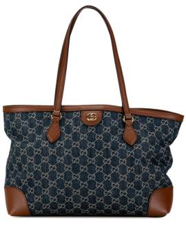 Gucci Pre-Owned 2016-2023 mittelgroßer GG Denim Ophidia Shopper - Blau von Gucci