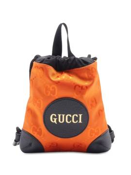 Gucci Pre-Owned 2016-2024 Off the Grid Rucksack aus GG Nylon mit Kordelzug - Orange von Gucci