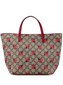 Gucci Pre-Owned 2016-2024 GG Supreme Childrens Ladybug tote bag - Braun von Gucci