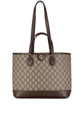 Gucci Pre-Owned 2016-2024 GG Supreme Ophidia Tote Satchel-Tasche - Braun von Gucci