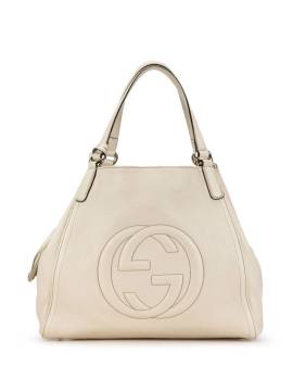 Gucci Pre-Owned 2016-2024 mittelgroße Soho Cellarius Tote Bag - Weiß von Gucci