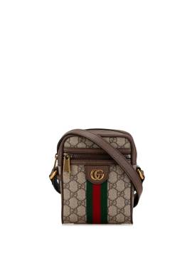 Gucci Pre-Owned 2016-2024 Mini GG Supreme Ophidia crossbody bag - Braun von Gucci