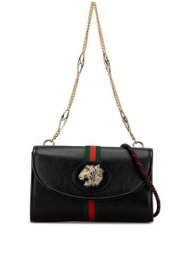 Gucci Pre-Owned 2016-2024 kleine Rajah Web Chain Satchel-Tasche - Schwarz von Gucci