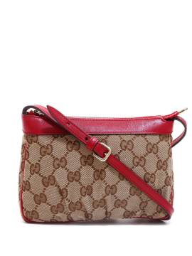 Gucci Pre-Owned Umhängetasche mit GG Damier-Jacquard - Nude von Gucci