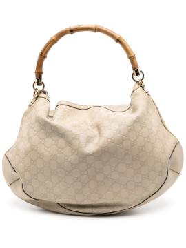 Gucci Pre-Owned GG Handtasche mit Bambushenkel - Nude von Gucci