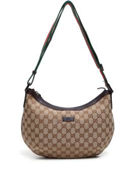 Gucci Pre-Owned Schultertasche aus GG-Canvas - Nude von Gucci