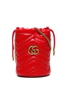 Gucci Pre-Owned Mini Beuteltasche mit GG - Rot von Gucci