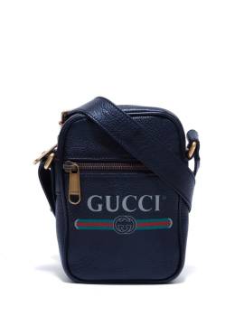 Gucci Pre-Owned Schultertasche mit Logo-Print - Schwarz von Gucci