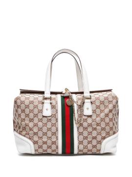 Gucci Pre-Owned Shopper mit Webdetail - Nude von Gucci