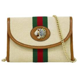 Gucci Rajah Segeltuch Handtaschen von Gucci