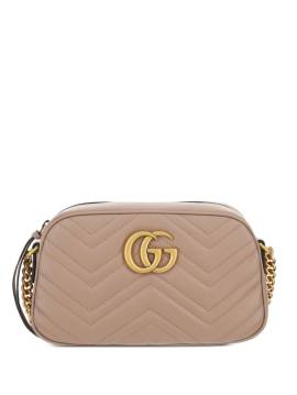 Gucci Kleine GG Marmont Schultertasche - Rosa von Gucci