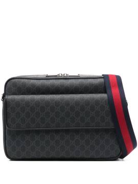 Gucci Schultertasche mit GG-Print - Schwarz von Gucci