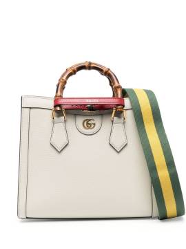 Gucci Schultertasche mit Logo-Schild - Nude von Gucci