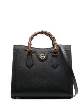 Gucci Schultertasche mit Logo-Schild - Schwarz von Gucci