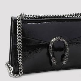 Gucci Shopper - Black Leather Dionysus Shoulder Bag - Gr. unisize - in Schwarz - für Damen von Gucci