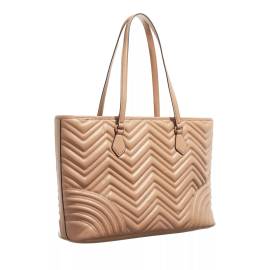 Gucci Shopper - GG Marmont Large Shopping Bag Matelassé Leather - Gr. unisize - in Beige - für Damen von Gucci