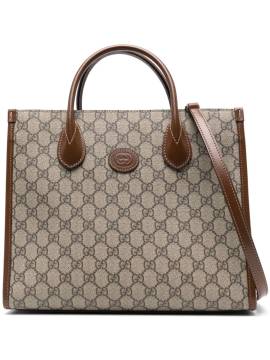 Gucci Kleine GG Tote Bag - Braun von Gucci